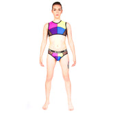 Damian Top With Mesh - Multi